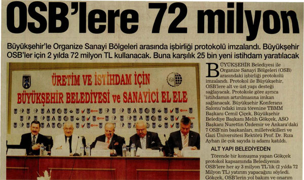 Habertürk Belediye OSB Haberi
