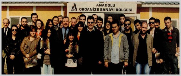 ÜNİVERSİTELİ GENÇLER OSB Yİ ZİYARET ETTİ 